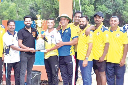 Mandovi Parivar Win Faskali Rainy Tennis Ball Cricket Tournament With 20-Run Final Victory