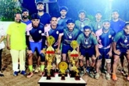 Mandrem Parish Youth triumph in  Siolim 4-a-side football tournment