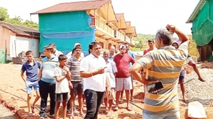 Mandrem VP issues stop work order on construction near temple