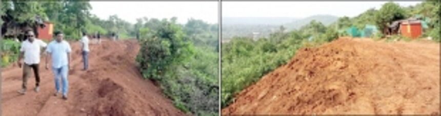 Mandrem locals demand action against illegal hill cutting