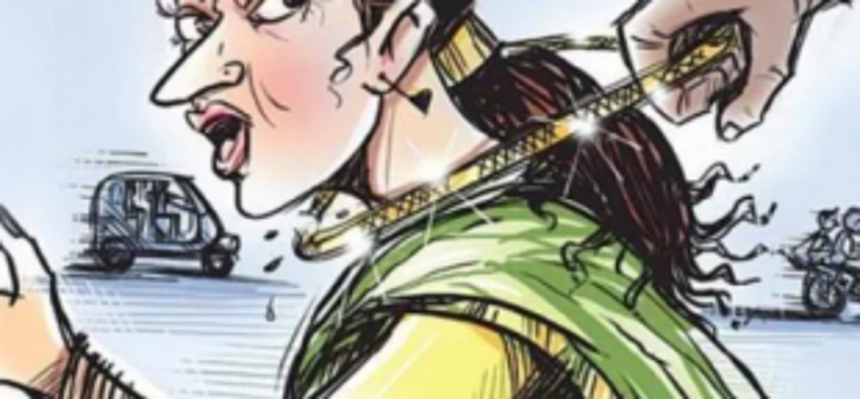 Mangalsutra snatched at Fatorda