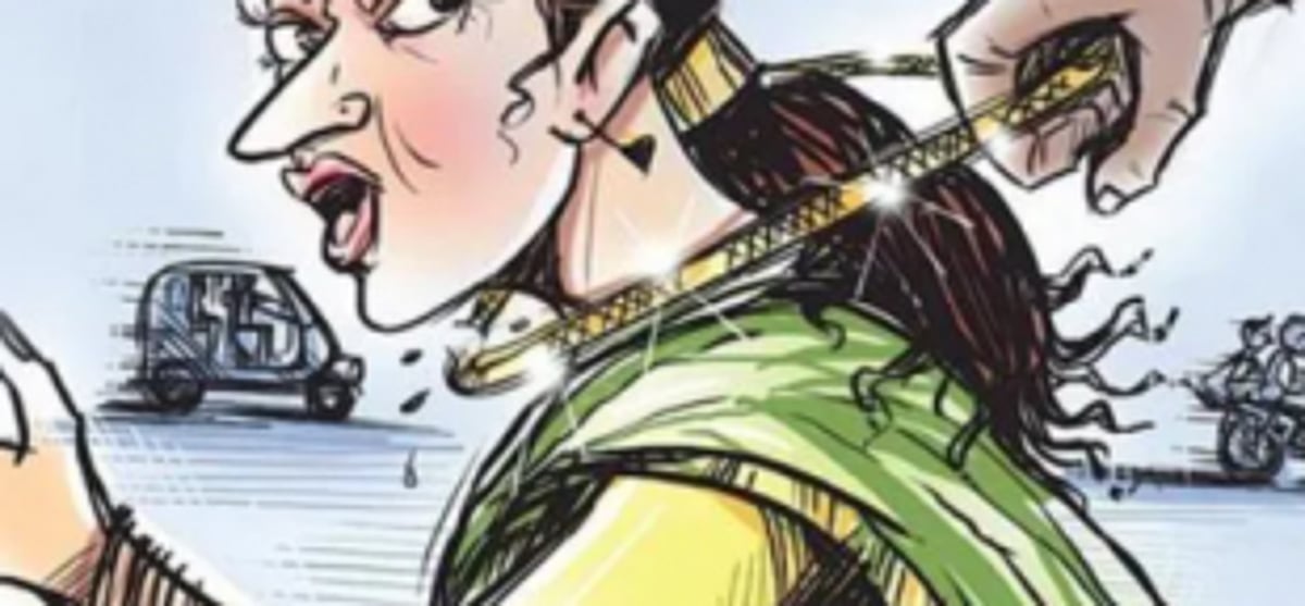 Mangalsutra snatched at Fatorda