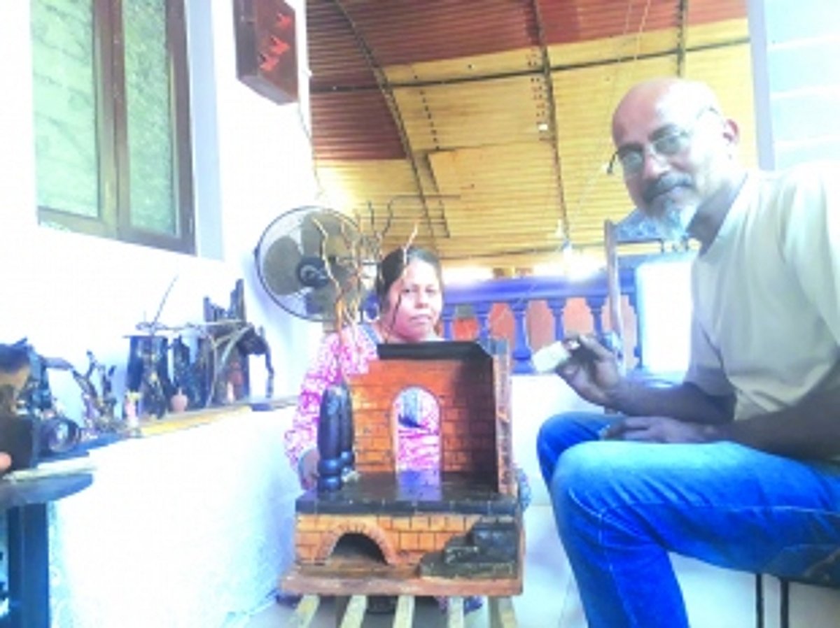 Manger man: Seraulim artist lovingly crafts elaborate Christmas cribs out of discarded wood, roots