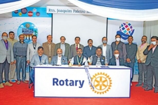 Mangirish president of Rotary Club of Margao