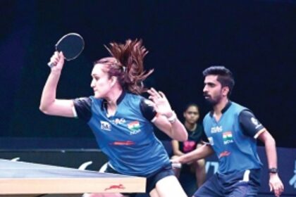 Manika Batra stars for India with 3 wins