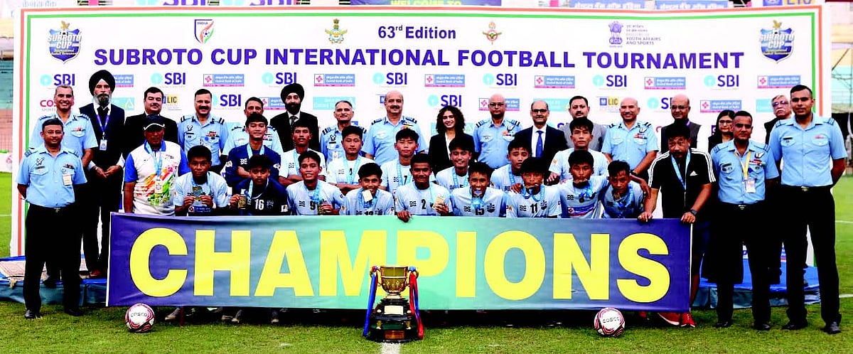 Manipur’s TG English School clinch 63rd Subroto Cup Junior Boys title