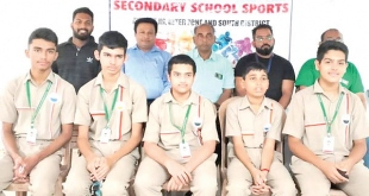 Manovikas HS, Almeida HS U-17  South District Chess champs