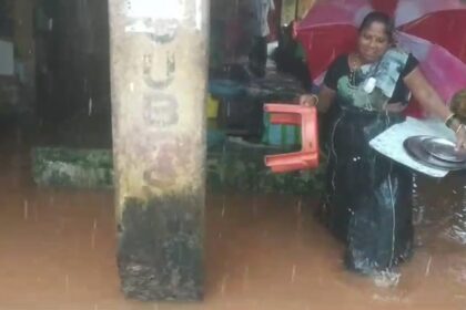 Many parts of Goa faced flood like situation due to cloudburst