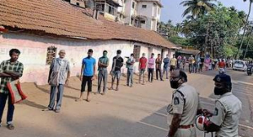 Many search for food in closed market