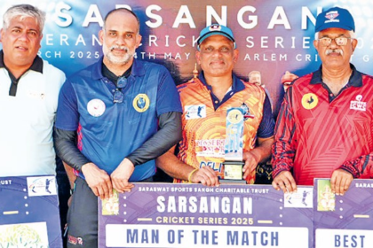 Mapusa Dream Crushers and Delite Titans Tie Dramatically in Sarsangan Priority Veterans Cricket Series 2025