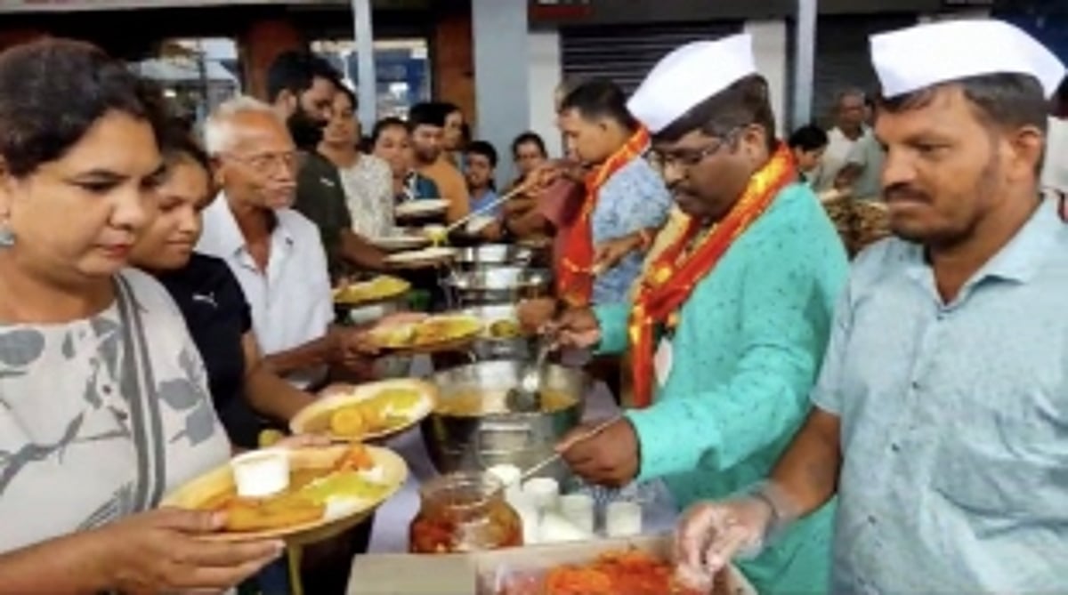 Mapusa Merchant Association Hosts Grand Mahaprasad at Mapusa Market Sarvajanic Ganapati