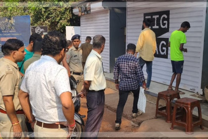 Mapusa Municipal Council Seals 11 Illegal Shops in Ghateshwar Nagar, Sparking Local Concerns