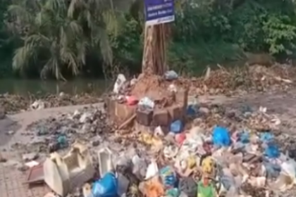 Mapusa citizens raise concerns over growing garbage menace at Tar River