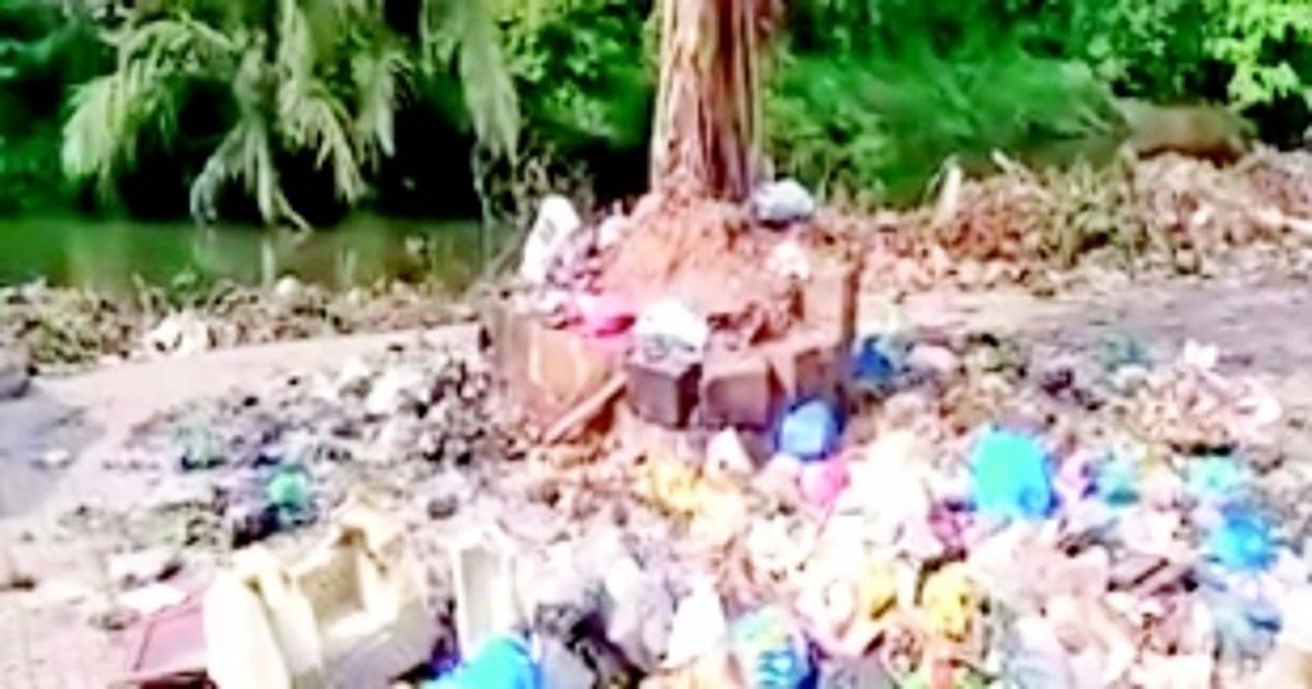 Mapusa citizens raise concerns over  growing garbage menace at Tar River