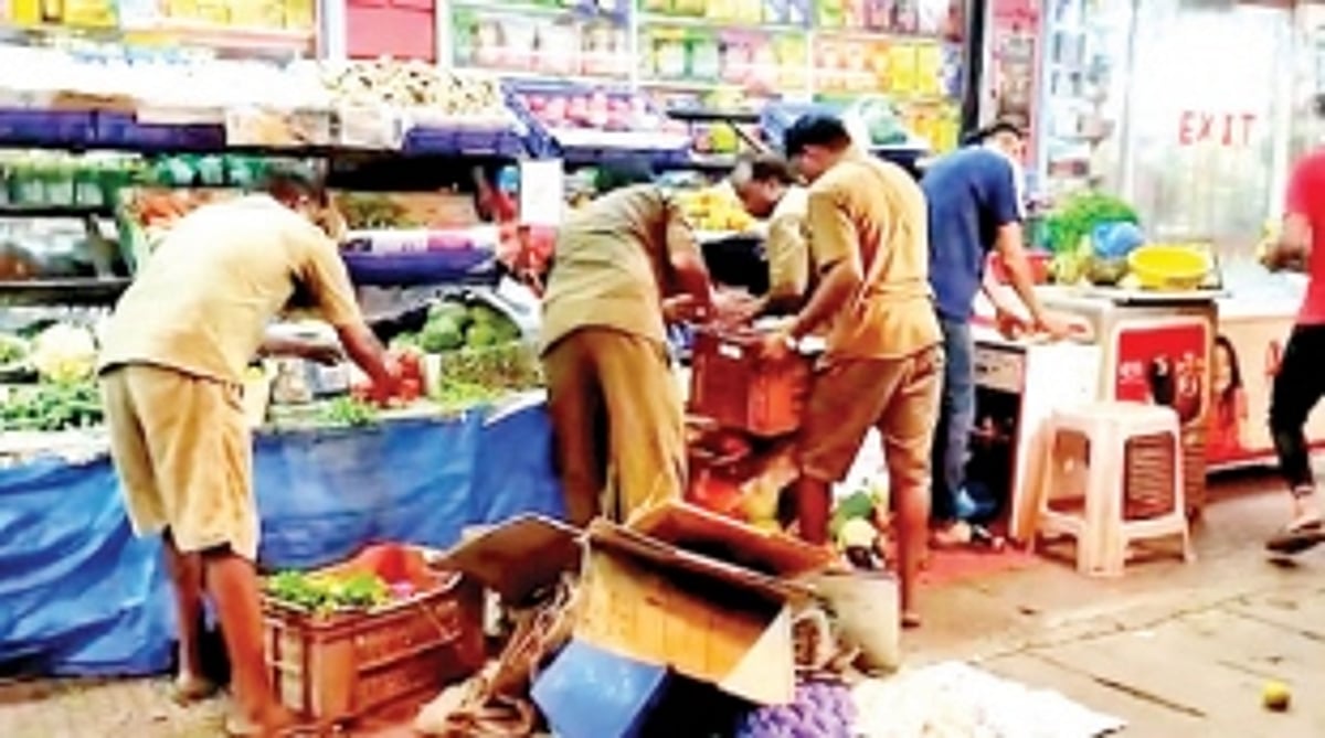 Mapusa civic body talks tough, continues to clear encroachments