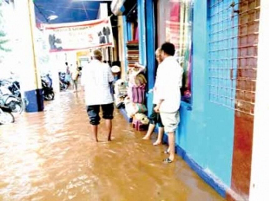 Mapusa flooded even before monsoon hits Goa