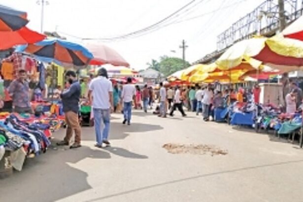 Mapusa market slowly and steadily getting decongested