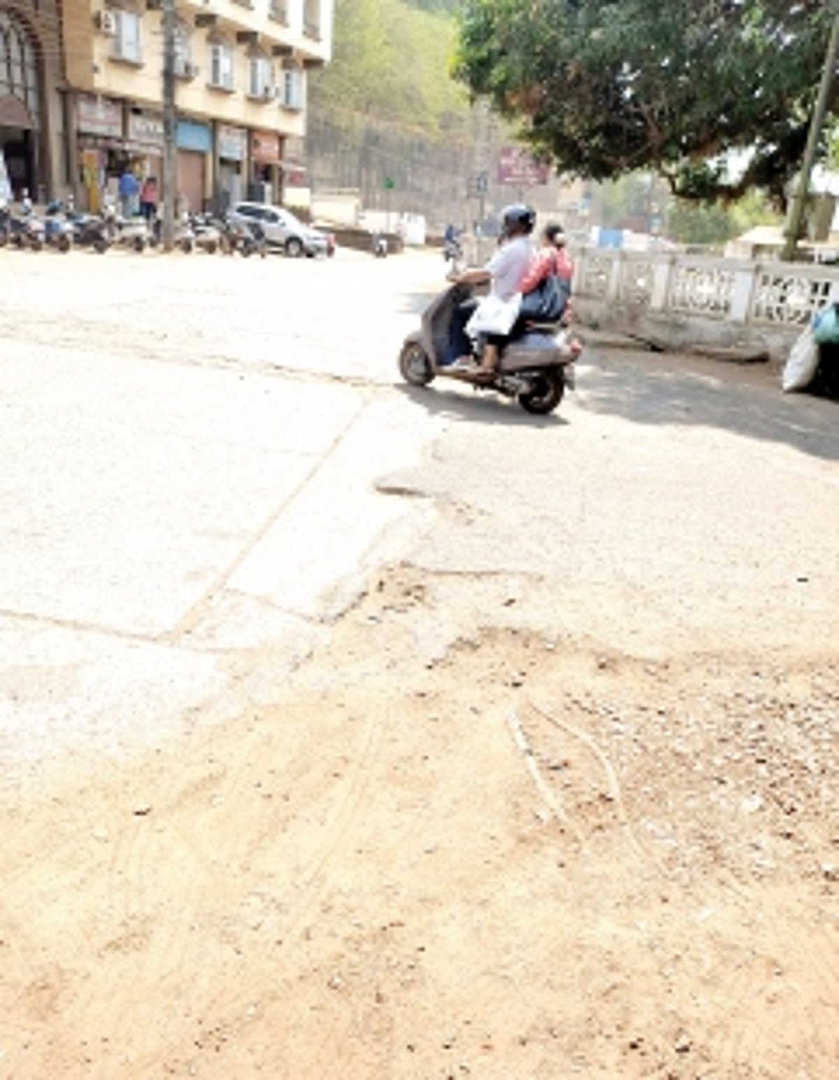 Mapusa roads in a deplorable state