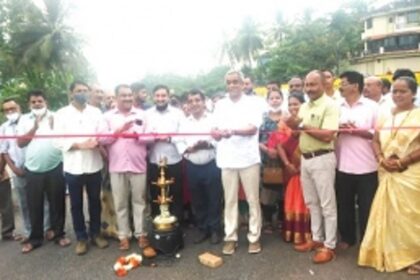 Marcaim MLA opens Dhavlim flyover without govt permission
