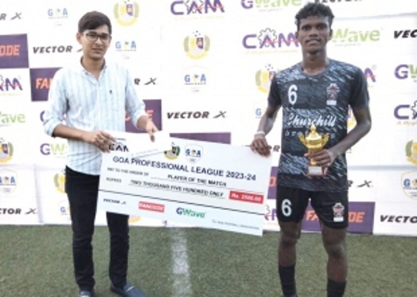 Marcus comes to the rescue of  Sporting Clube, Churchill held 1-1