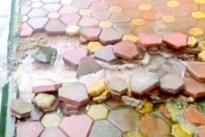 Margao Council’s sewage chambers overflow due to heavy rains