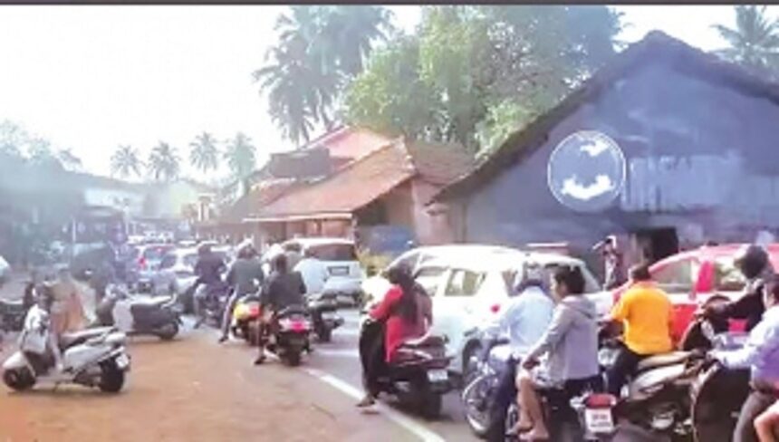 Margao Feast fair begins with minor traffic hitches on Day 1 1 Margao Feast fair begins with minor traffic hitches on Day 1
