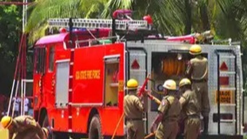 Margao Gandhi Market fire: Metal mart gutted, shoppers left in panic 1 Margao Gandhi Market fire: Metal mart gutted, shoppers left in panic