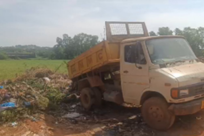 Margao Garbage being dumped in Benaulim, Locals react