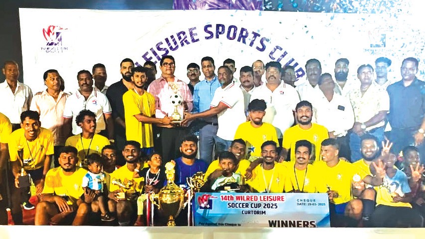 Margao Sports Club Clinch 14th Wilred Leisure Soccer Cup 2025 with 3-0 Victory