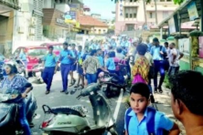Margao Traffic Cell draws up rough plan to decongest school zone