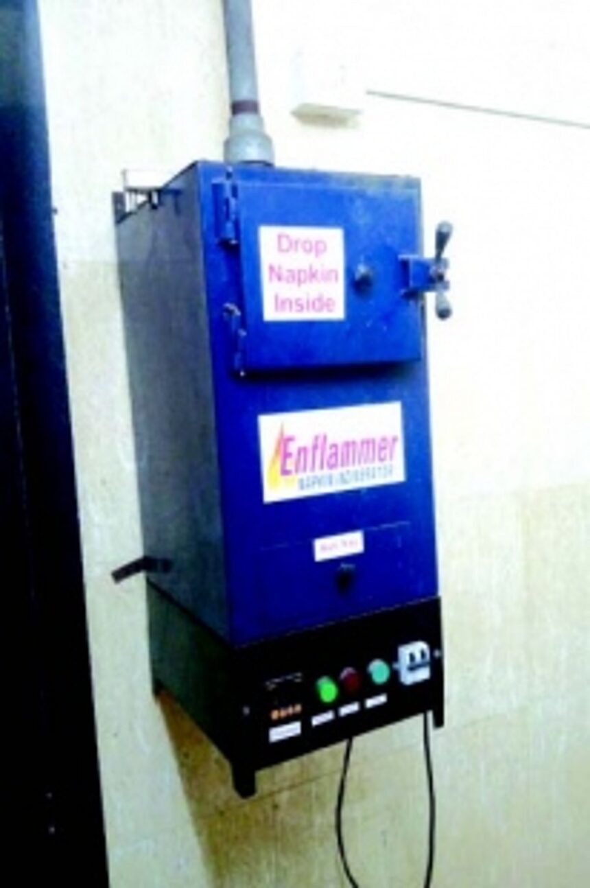 Margao citizens demand functional sanitary pad dispensers in toilets