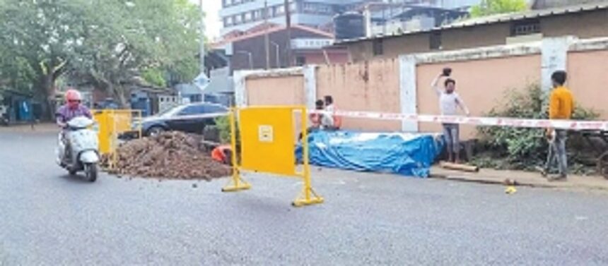 Margao citizens miffed with freshly laid roads being dug up; decry lack of coordination between government departments