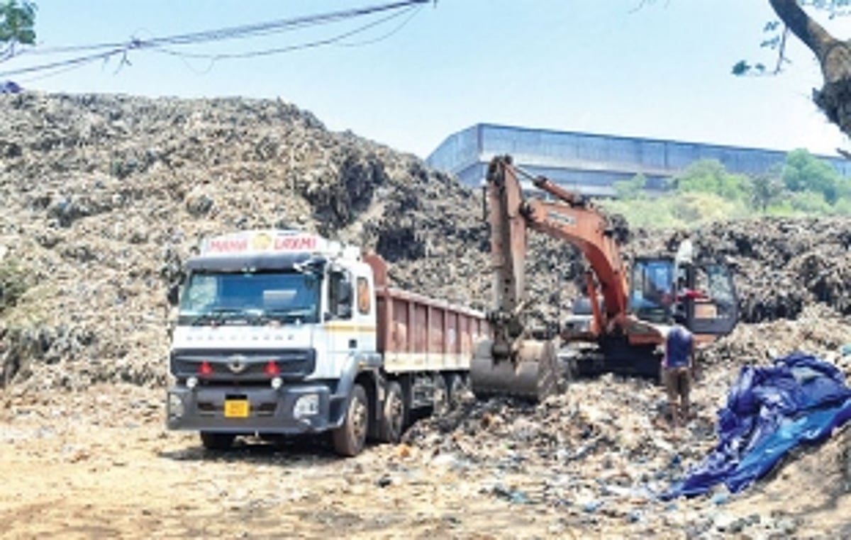 Margao civic body begins ferrying inert and RDF from Sonsoddo to Karnataka