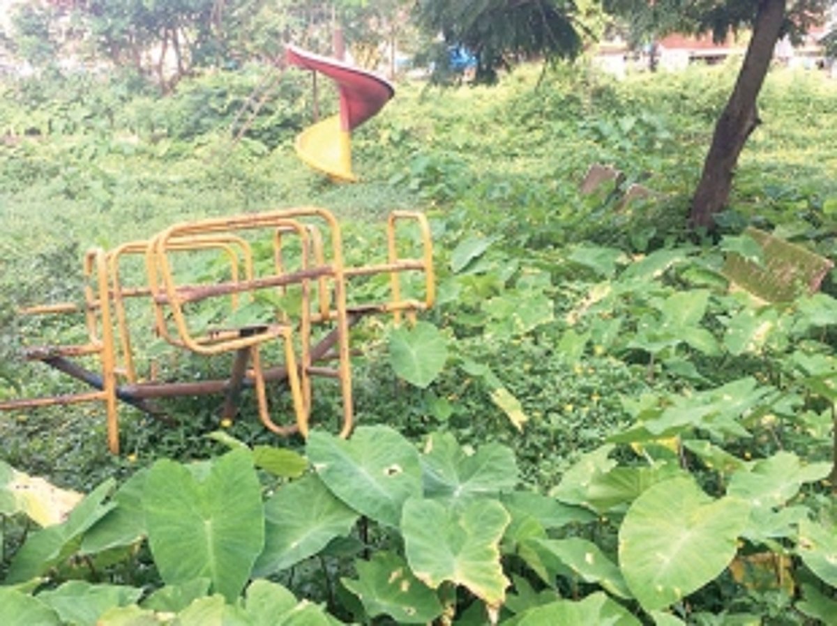 Margao parks crying for attention