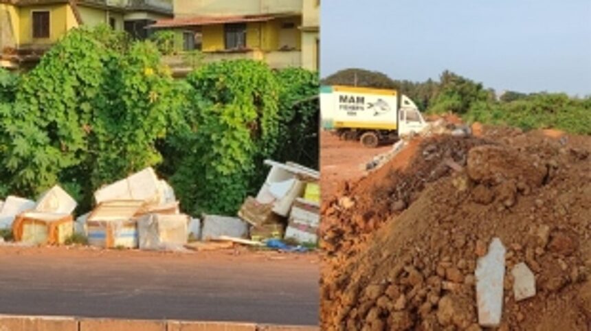 Margao residents demand immediate removal of mud, thermocol boxes