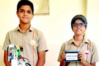 Margao school students granted patent for  ‘Smart Saline’ invention