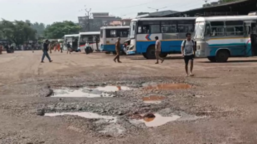Margao's KTC Bus Stand Road Conditions Deteriorate Despite Promises