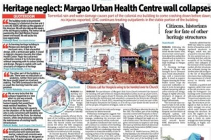 Margao’s heritage Health Centre building languishes as delay in approval hampers repairs