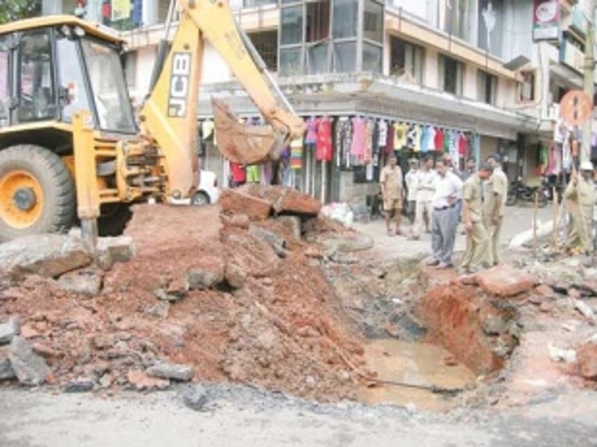 Margao’s underground mess stands exposed 1 Margao’s underground mess stands exposed