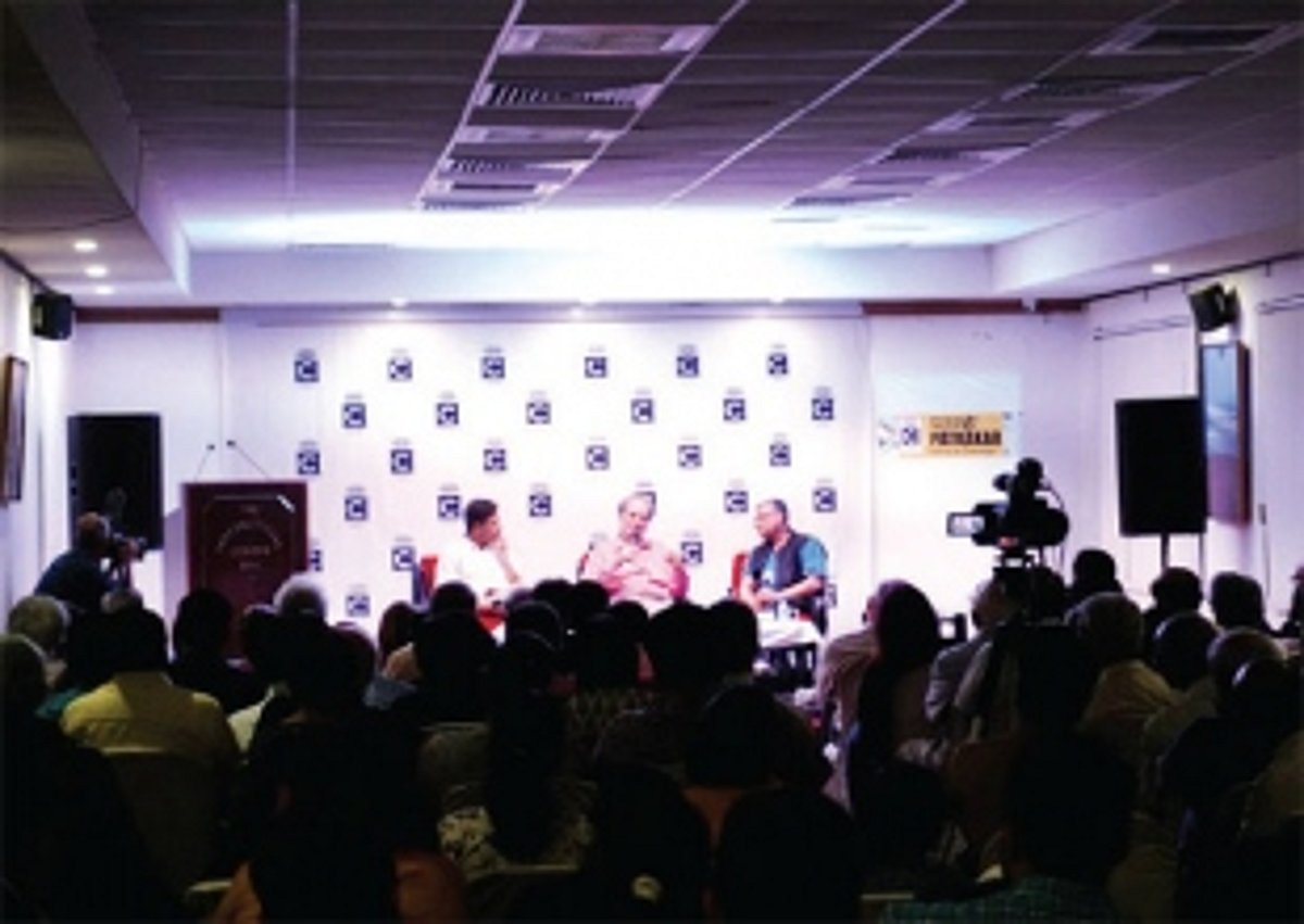 Mark Tully ji, was in the house, a vintage throwback to the days of the sahib who made India home