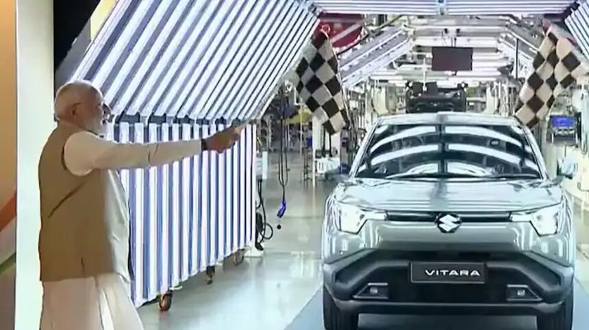 Maruti Suzuki e-Vitara Launched by PM Under ‘Make for World’ Push 1 Maruti Suzuki e-Vitara Launched by PM Under ‘Make for World’ Push