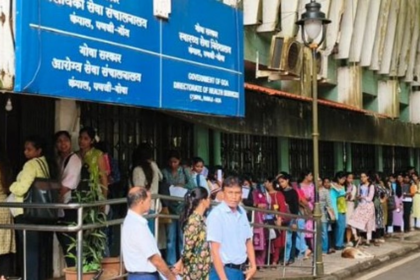 Massive Turnout at DHS Campal for Nurse Recruitment Interviews Causes Long Queues