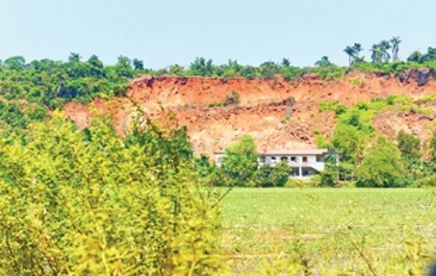 Massive hill cutting in NDZ at Batim on MLA’s land