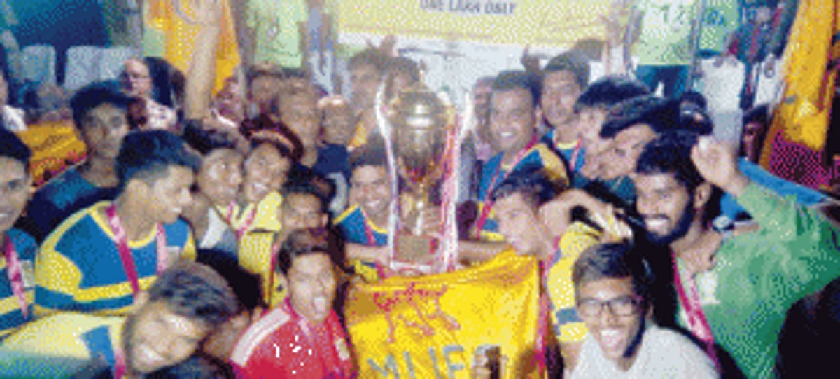 Math United edge past  Vailankanni Boys to lift title