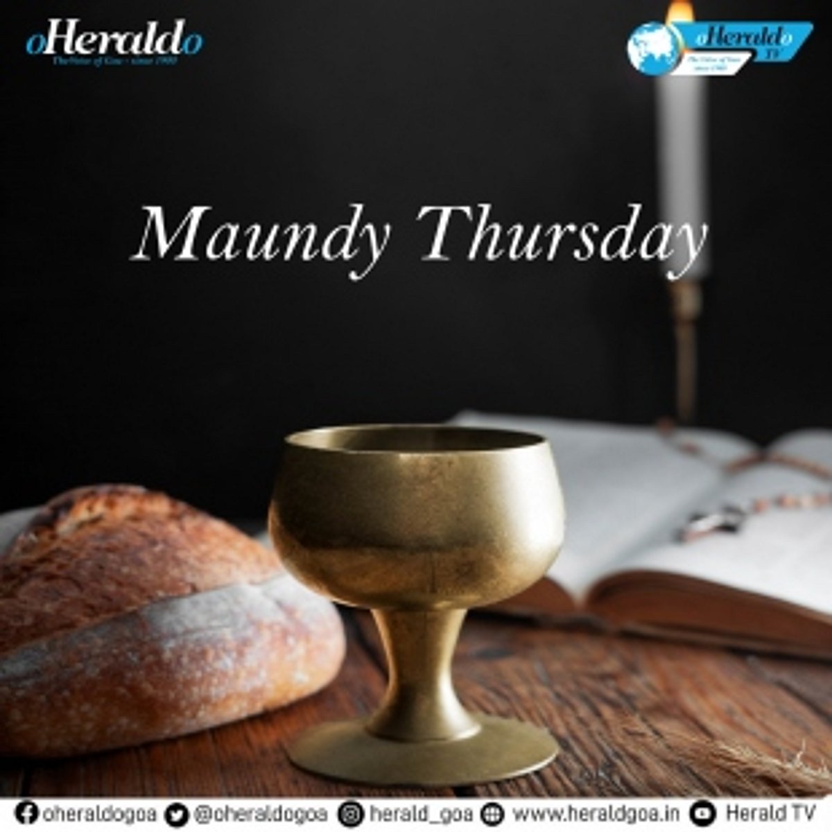 Maundy Thursday begins the Easter Tridum