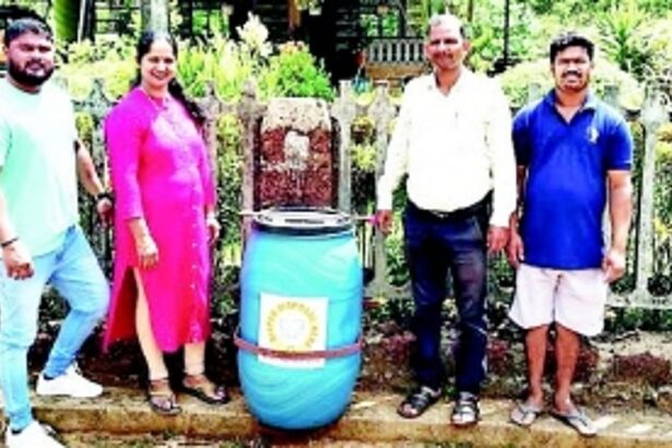 Mauxi panchayat takes initiative of hygienically disposing used diapers, sanitary pads