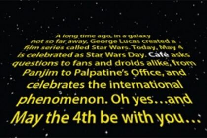 May the 4th be with you