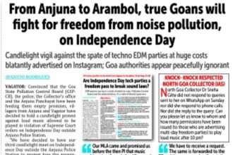 May the light of thousand candles dim the illegal noise of techno parties on Independence Day