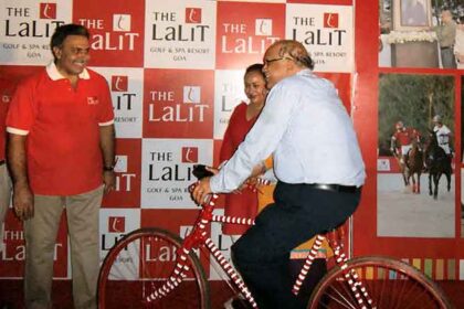Maybe Goa does have a chance of a Green future - CM decides to ride a bicycle!