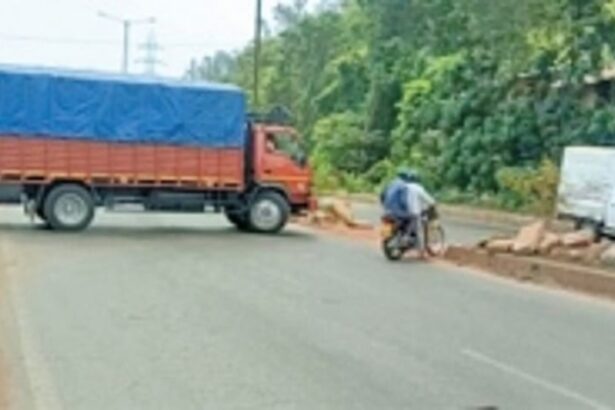 Median gaps on Curti highway turns accident prone; locals urge safety measures